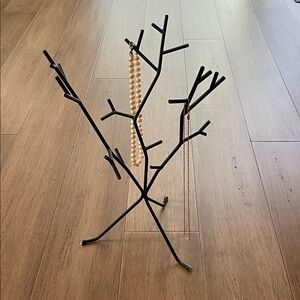 Metal Jewelry Tree Stand
